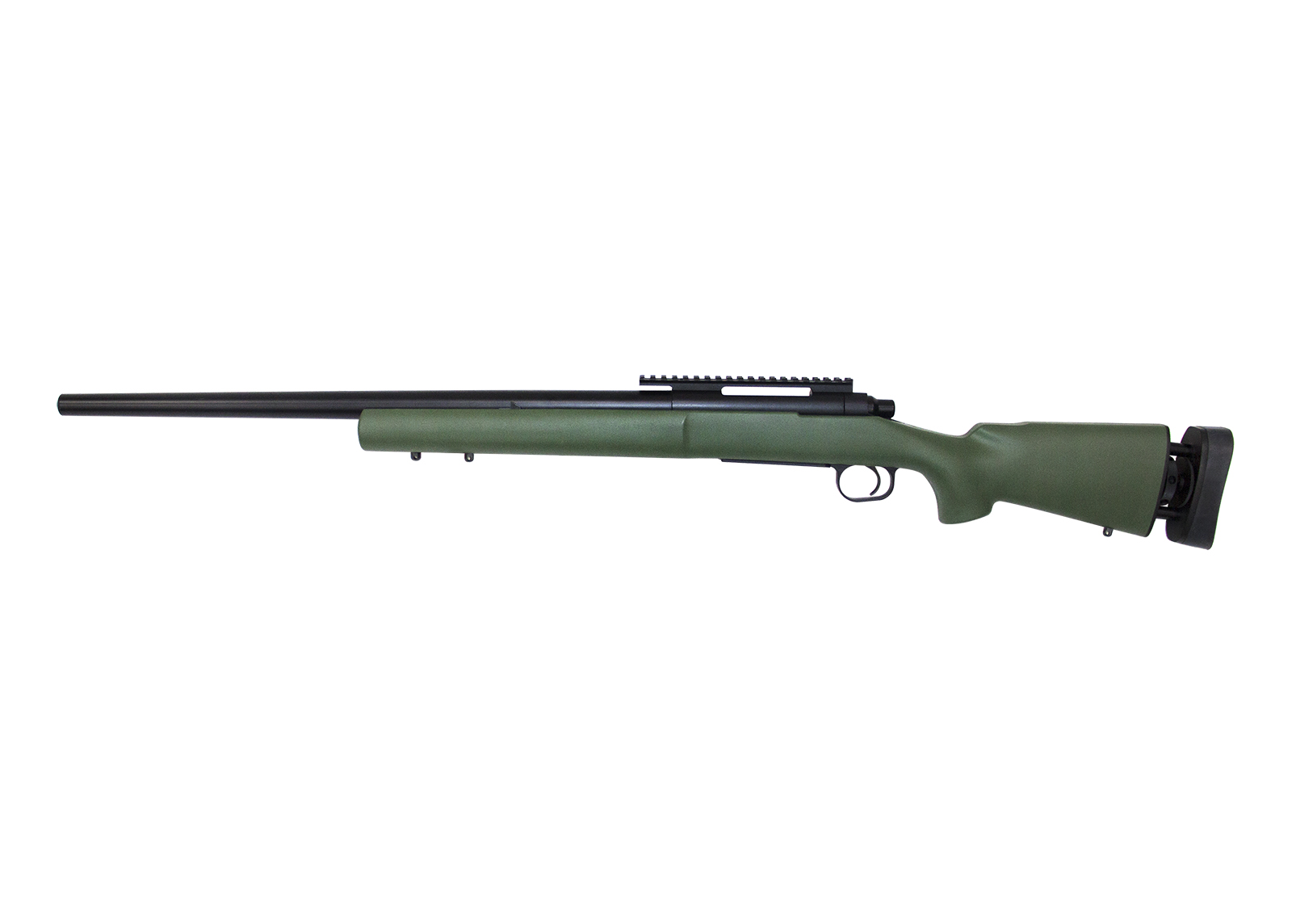 Bolt Action Airsoft Sniper Rifle MOD24X (BLK) Bull Barrel
