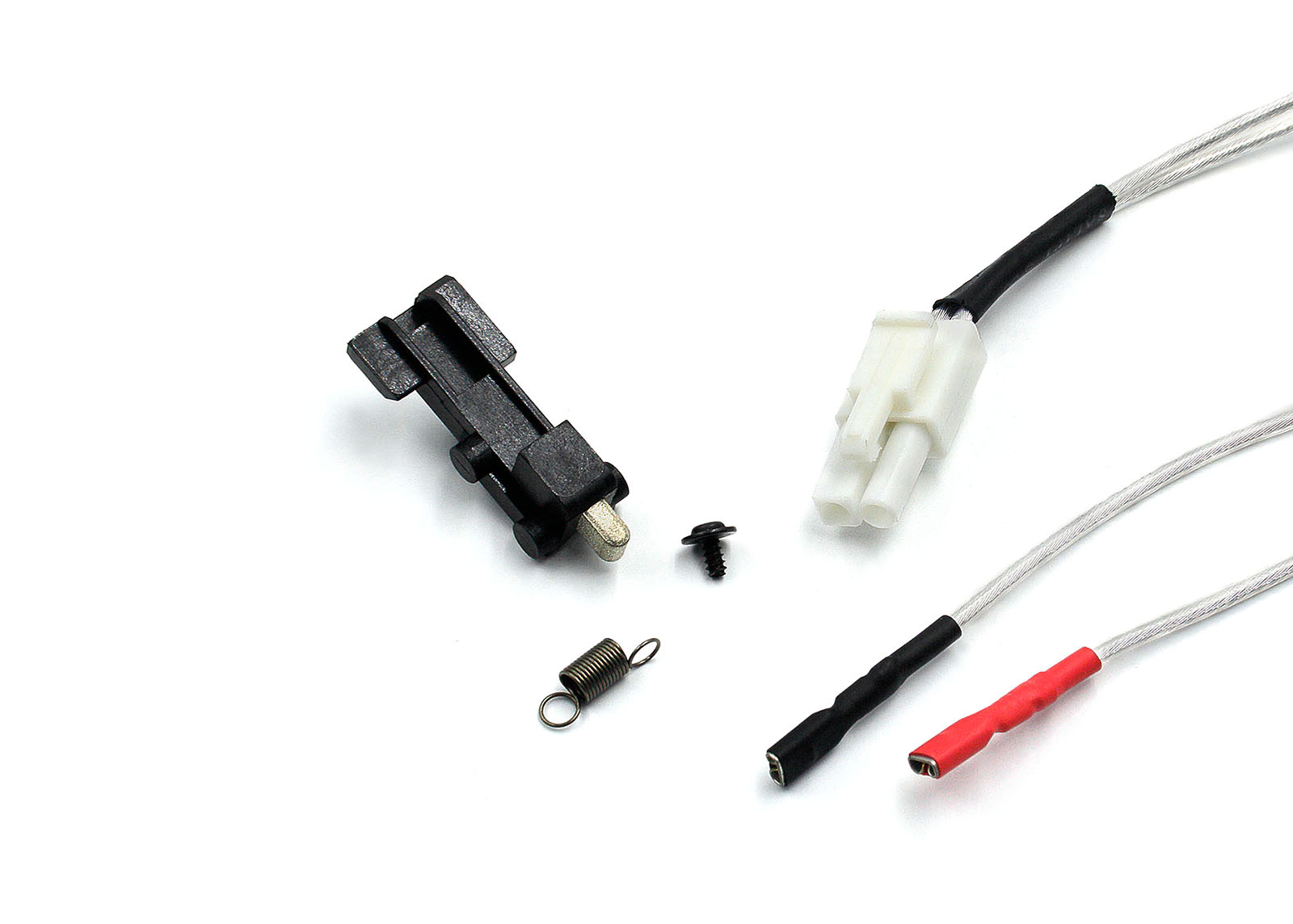 Low resistance Wire Set for AK47 series (Back) with Silver-plated cord Tamiya Plug - Modify Airsoft parts