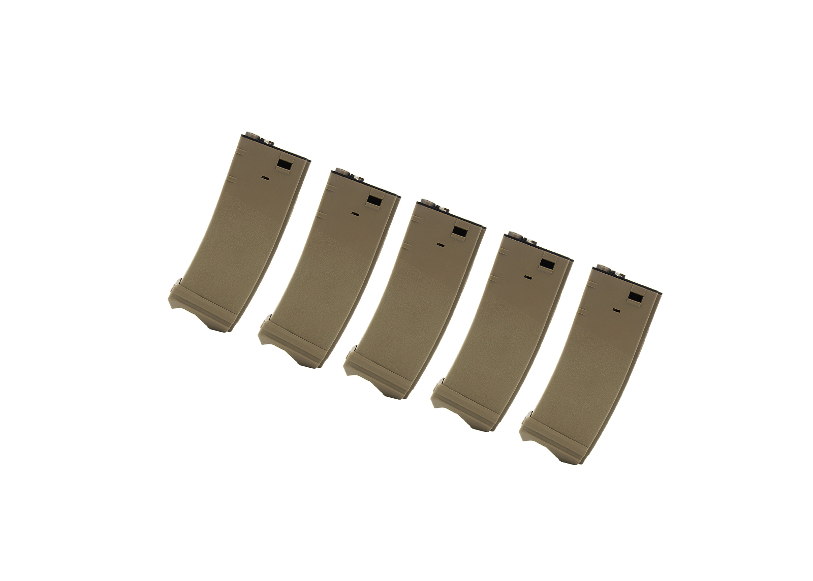 XTC 190-Round Magazine for M16/M4 series (Tan/5pcs) - Modify Airsoft Accessories