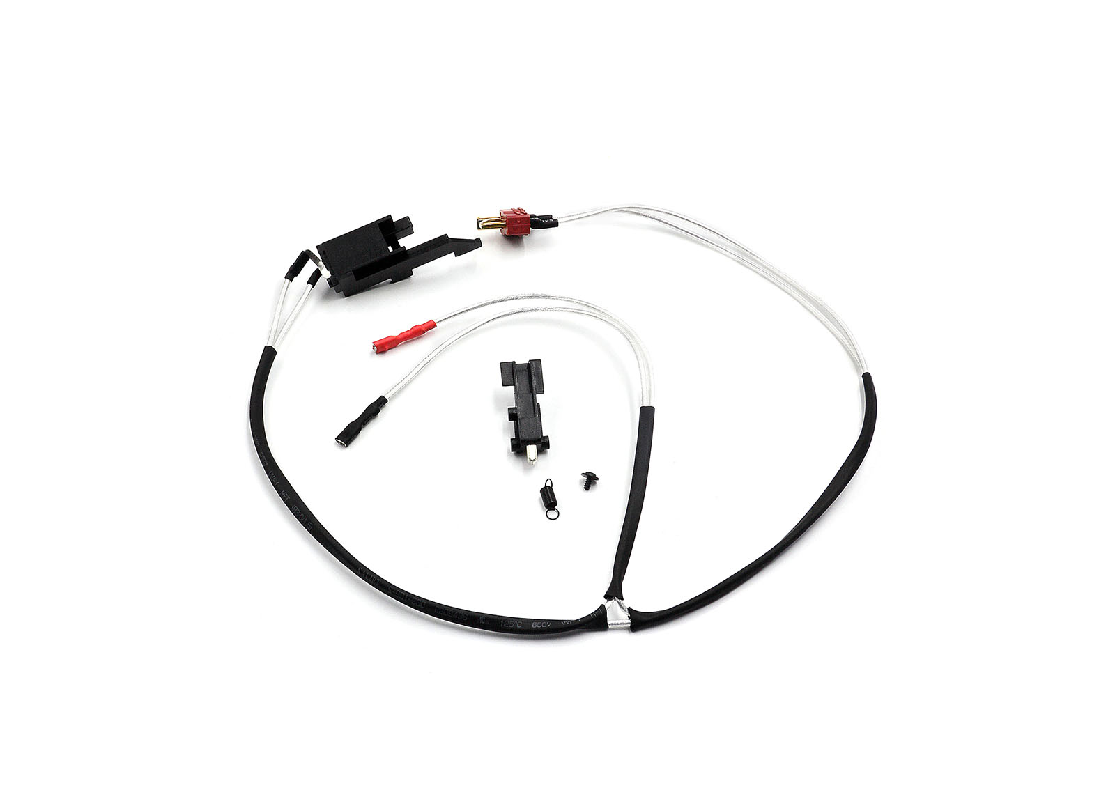 Quantum Low resistance Wire Set for AK47 series (Back) with Silver-plated cord and Ultra Plug - Modify Airsoft parts