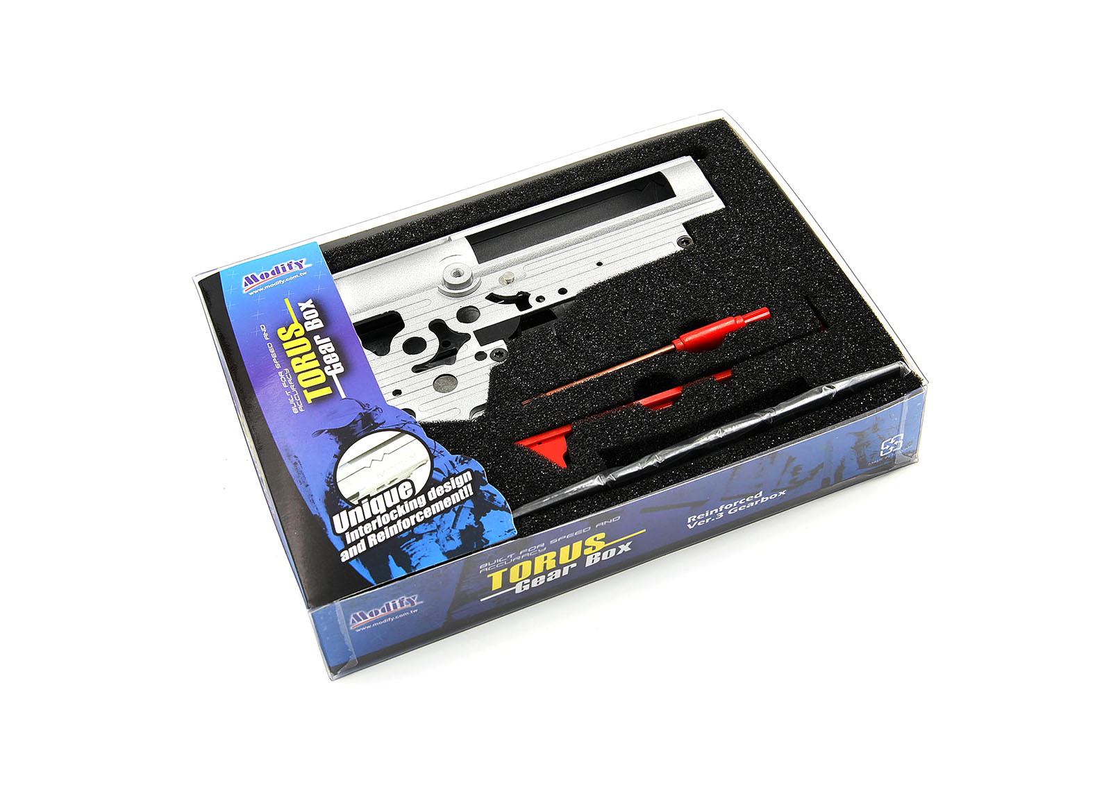 Torus Reinforced Gearbox (8mm), AK series - Modify Airsoft parts