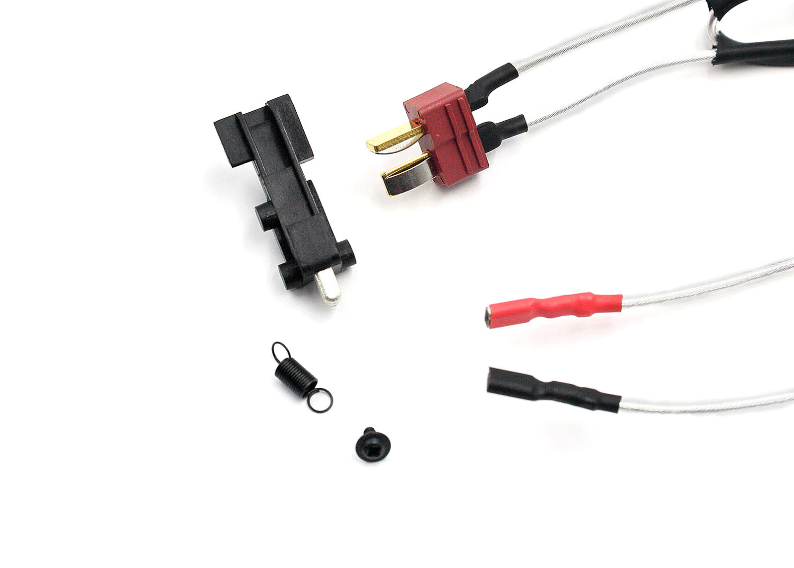 Quantum Low resistance Wire Set for AK47 series (Back) with Silver-plated cord and Ultra Plug - Modify Airsoft parts