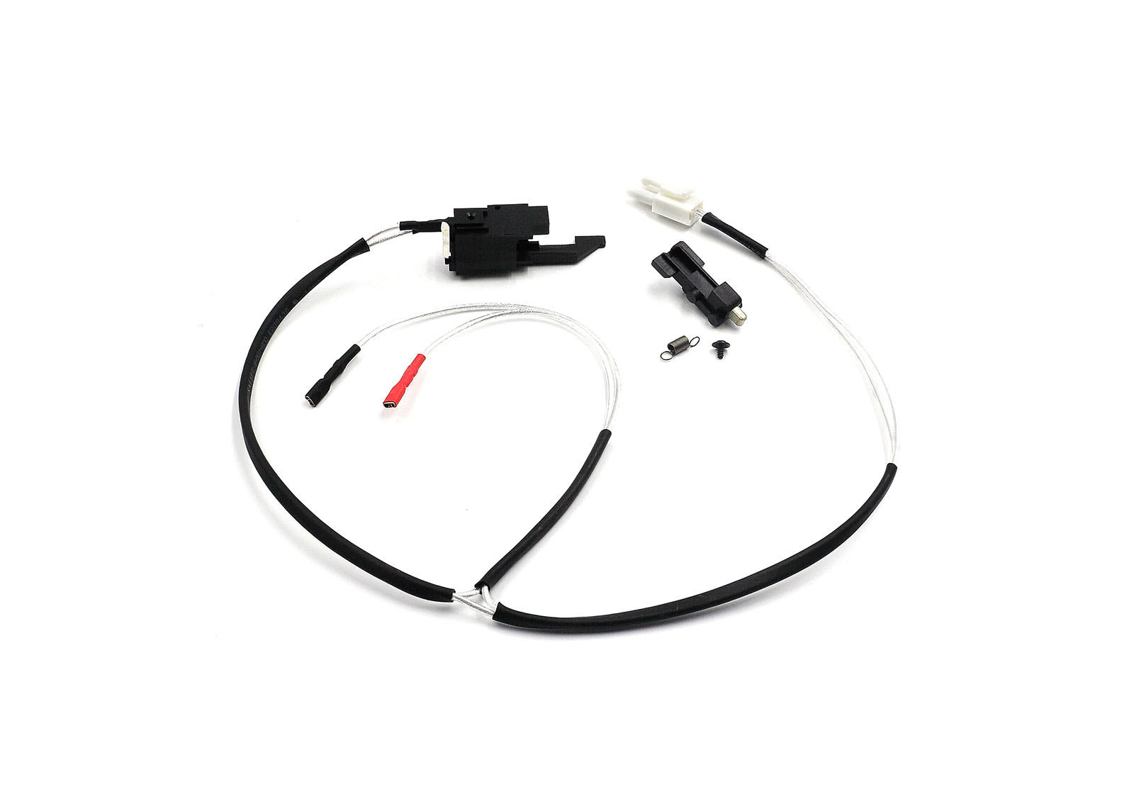 Low resistance Wire Set for AK47 series (Back) with Silver-plated cord Tamiya Plug - Modify Airsoft parts